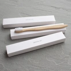 Bamboo Toothbrush In A White Box - Pack Of 50
