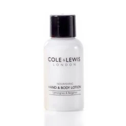 Cole & Lewis Lemongrass & Bergamot Hand & Body Lotion 50ml Bottle - Pack Of 50