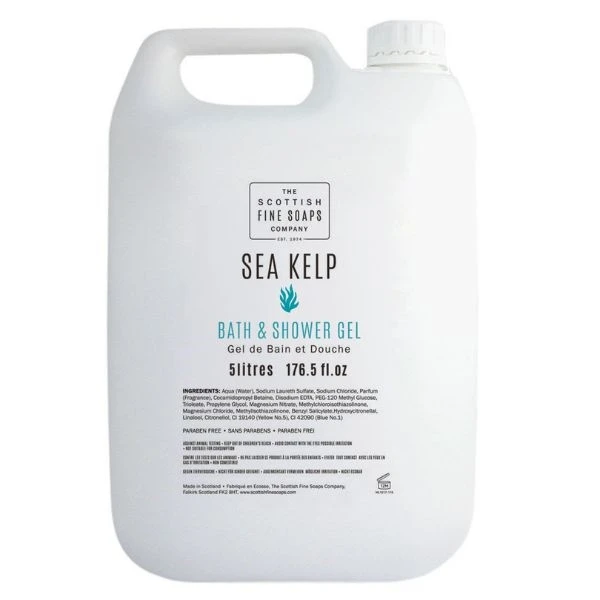 Scottish Fine Soaps Sea Kelp Bath & Shower Gel 5L 3 Scottish Fine Soaps Sea Kelp Bath & Shower Gel 5L