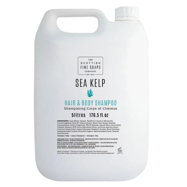 Scottish Fine Soaps Sea Kelp Hair & Body Shampoo 5L 3 Scottish Fine Soaps Sea Kelp Hair & Body Shampoo 5L