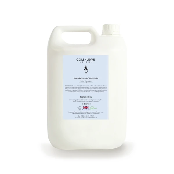 Cole & Lewis Wild Fig & Iris Shampoo & Body Wash 5L 3 Cole & Lewis Wild Fig & Iris Shampoo & Body Wash 5L