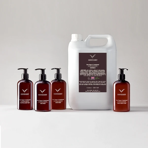 Odyssey Black Pepper & Sandalwood Hand & Body Lotion 5L 4 Odyssey Black Pepper & Sandalwood Hand & Body Lotion 5L - Image 2