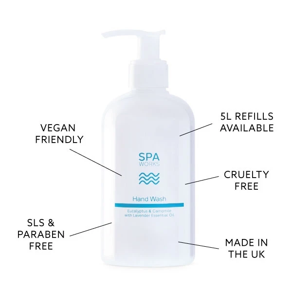 Spa Works Eucalyptus & Camomile Hand Wash 300ml 7 Spa Works Eucalyptus & Camomile Hand Wash 300ml - Image 5