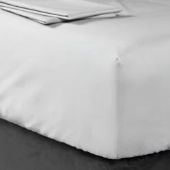 Easycare Percale Fitted Sheet -Hotel Supply Store 2075 4 Zoom