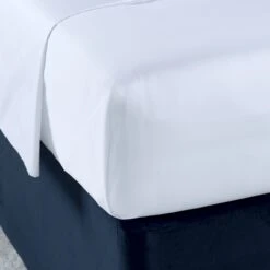 Luxury Egyptian Cotton 200 Thread Count Flat Sheet -Hotel Supply Store 2091 7 Zoom