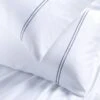 Luxury Corded Egyptian Cotton 300 Thread Count Housewife Pillowcase - Pair -Hotel Supply Store 2115 1 Zoom