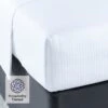 Luxury Cotton Micro Stripe 300 Thread Count Flat Sheet -Hotel Supply Store 2201 1 Zoom