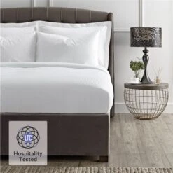 Luxury Cotton Micro Stripe 300 Thread Count Oxford Pillowcase - Pair -Hotel Supply Store 2204 4 Zoom