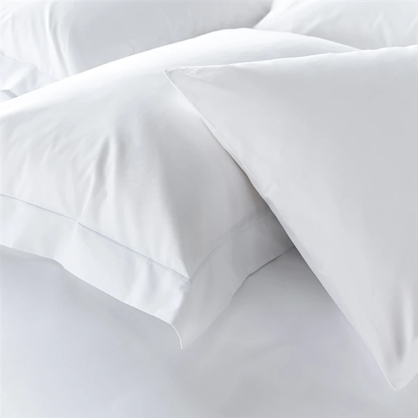 Luxury Organic Cotton 400 Thread Count Duvet Cover - White 5 Luxury Organic Cotton 400 Thread Count Duvet Cover - White - Image 3