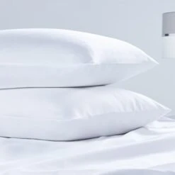 Luxury Organic Cotton 400 Thread Count Housewife Pillowcase - Pair -Hotel Supply Store 2224 4 Zoom