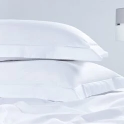 Luxury Organic Cotton 400 Thread Count Oxford Pillowcase - Pair -Hotel Supply Store 2225 5 Zoom