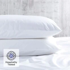 Luxury Cotton Rich 350 Thread Count Housewife Pillowcase - Pair
