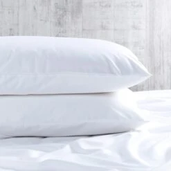 Luxury Cotton Rich 350 Thread Count Housewife Pillowcase - Pair -Hotel Supply Store 2242 4 Zoom
