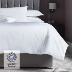 Classic Cotton Percale 200 Thread Count Fitted Sheet -Hotel Supply Store 2249 4 Zoom