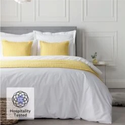 Classic Cotton Percale 200 Thread Count Flat Sheet -Hotel Supply Store 2250 3 Zoom