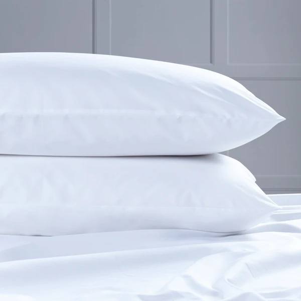 Classic Cotton Percale 200 Thread Count Housewife Pillowcase - Pair 6 Classic Cotton Percale 200 Thread Count Housewife Pillowcase - Pair - Image 4