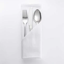 Luxury Cotton Satin Band Napkin - Pack Of 10 -Hotel Supply Store 3038 3 Zoom