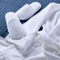 Luxury Velour Slippers With Closed Toe 8 Luxury Velour Slippers With Closed Toe -Hotel Supply Store 3484 2 Zoom