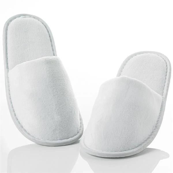 Luxury Velour Slippers With Closed Toe 5 Luxury Velour Slippers With Closed Toe - Image 3