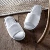 Terry Slipper With Non-Slip EVA Sole Open Toe -Hotel Supply Store 3492 1 Zoom
