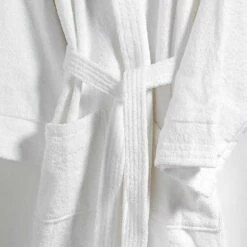 Spare Belt For Classic Terry Cotton Bathrobe - White -Hotel Supply Store 3524 3 Zoom