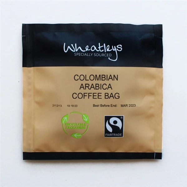 Wheatleys Fairtrade Colombian Arabica Coffee Bags (Individually Wrapped) 3 Wheatleys Fairtrade Colombian Arabica Coffee Bags (Individually Wrapped)