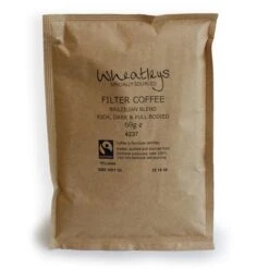 Wheatleys Fairtrade Brazilian Blend Filter Coffee Sachets 60g - Pack Of 50