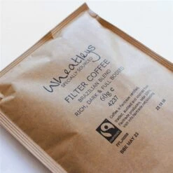 Wheatleys Fairtrade Brazilian Blend Filter Coffee Sachets 60g - Pack Of 50 -Hotel Supply Store 4237 3 Zoom