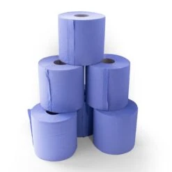 Blue Centrefeed Roll 2 Ply - Pack Of 6 -Hotel Supply Store 5155 3 Zoom
