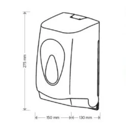 Bulk Pack Toilet Tissue Dispenser -Hotel Supply Store 5351 2 Zoom