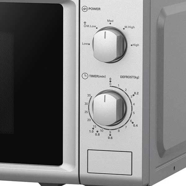 Igenix 800W Silver Manual Microwave - 20L 4 Igenix 800W Silver Manual Microwave - 20L - Image 2