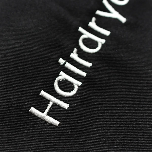 Black Embroidered Hairdryer Bag 4 Black Embroidered Hairdryer Bag - Image 2