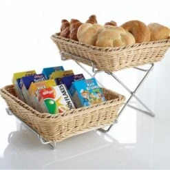 Wickerware Rattan Display Basket -Hotel Supply Store 5662 5 Zoom