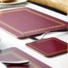 Regency Burgundy Placemat -Hotel Supply Store 5691 5692 1 Zoom