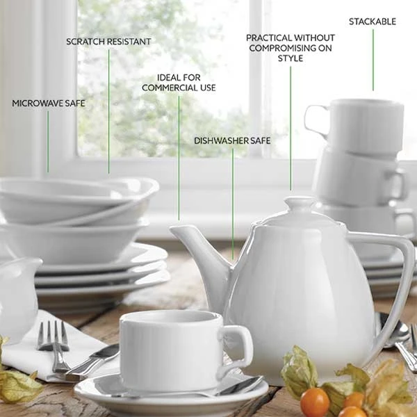 Vitrified Hotelware Pasta & Soup Bowl 25cm - Pack Of 6 4 Vitrified Hotelware Pasta & Soup Bowl 25cm - Pack Of 6 - Image 2