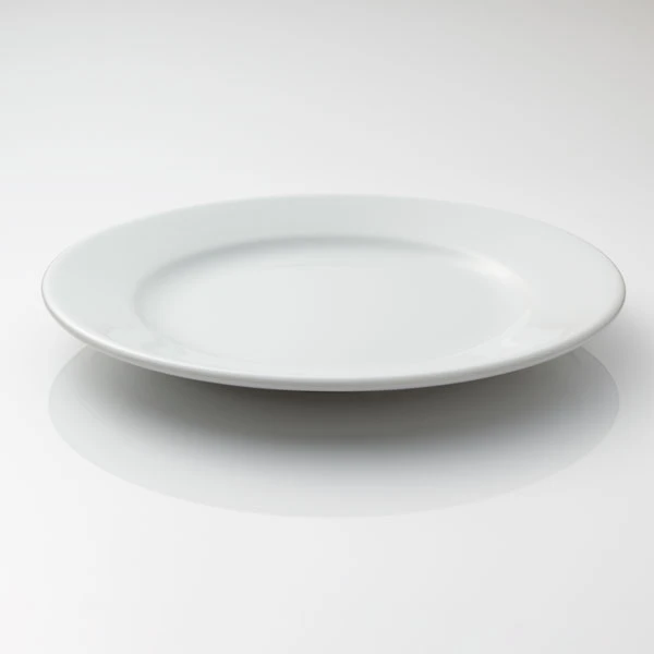 Vitrified Hotelware Wide Rimmed Plate 26cm - Pack Of 6 3 Vitrified Hotelware Wide Rimmed Plate 26cm - Pack Of 6
