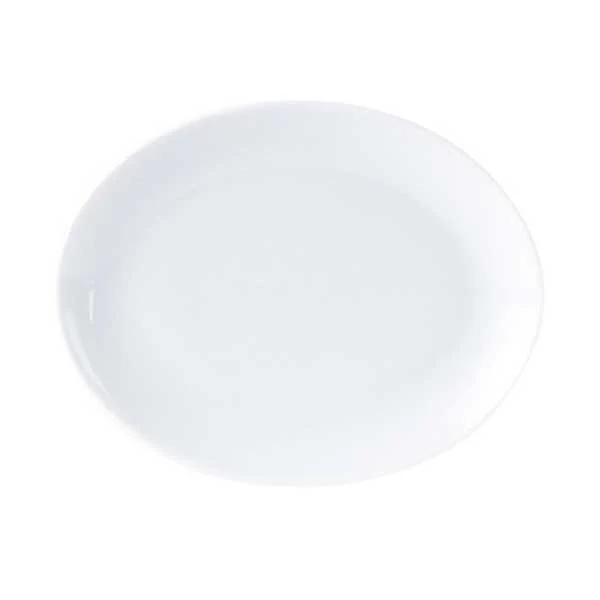 Vitrified Hotelware Oval Serving Plate 36cm 3 Vitrified Hotelware Oval Serving Plate 36cm