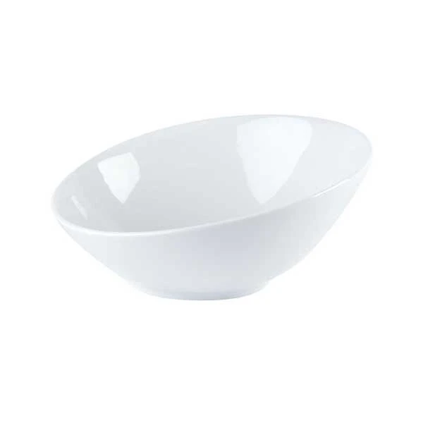 Vitrified Hotelware Angled Serving Bowl 23cm 3 Vitrified Hotelware Angled Serving Bowl 23cm