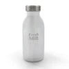 Insulated 'Fresh Milk' Bottle 350ml - White