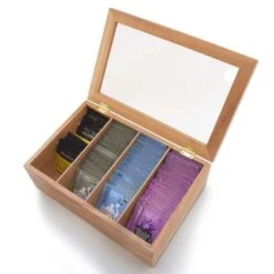 Acacia Wooden Tea Box - 30 X 20 X 10cm