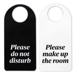 Do Not Disturb Sign Card Door Hangers - Pack Of 10 7 Do Not Disturb Sign Card Door Hangers - Pack Of 10 -Hotel Supply Store 6058 10 3 Zoom