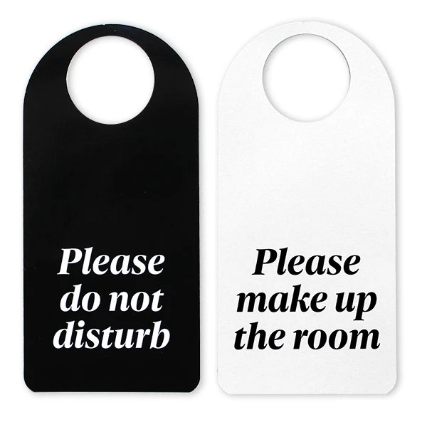 Do Not Disturb Sign Card Door Hangers - Pack Of 10 5 Do Not Disturb Sign Card Door Hangers - Pack Of 10 - Image 3