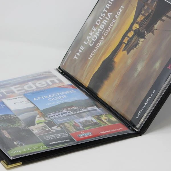 Faux Leather Guest Information Folder A4 – Black 4 Faux Leather Guest Information Folder A4 – Black - Image 2