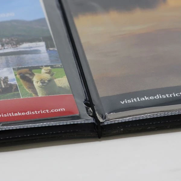 Faux Leather Guest Information Folder A4 – Black 5 Faux Leather Guest Information Folder A4 – Black - Image 3