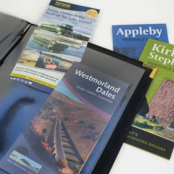 Faux Leather Guest Information Folder A4 – Black 7 Faux Leather Guest Information Folder A4 – Black - Image 5