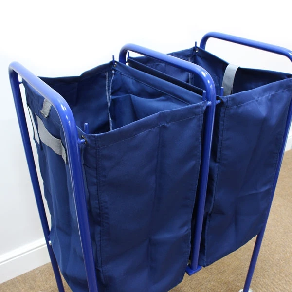 Double Laundry Trolley Including Bags 4 Double Laundry Trolley Including Bags - Image 2