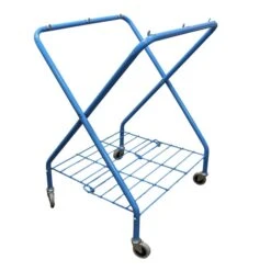 Folding Waste Cart With 205L Vinyl Bag -Hotel Supply Store 6635 2 Zoom