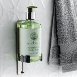 Single Wall Bracket For 300ml Bottle - Stainless Steel 7 Single Wall Bracket For 300ml Bottle - Stainless Steel -Hotel Supply Store 7052 3 Zoom