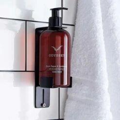 Single Wall Bracket For 300ml Bottle - Black