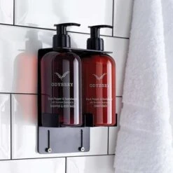 Double Wall Bracket For 300ml Bottles - Black